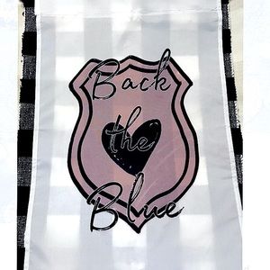 Back The blue Garden Flag